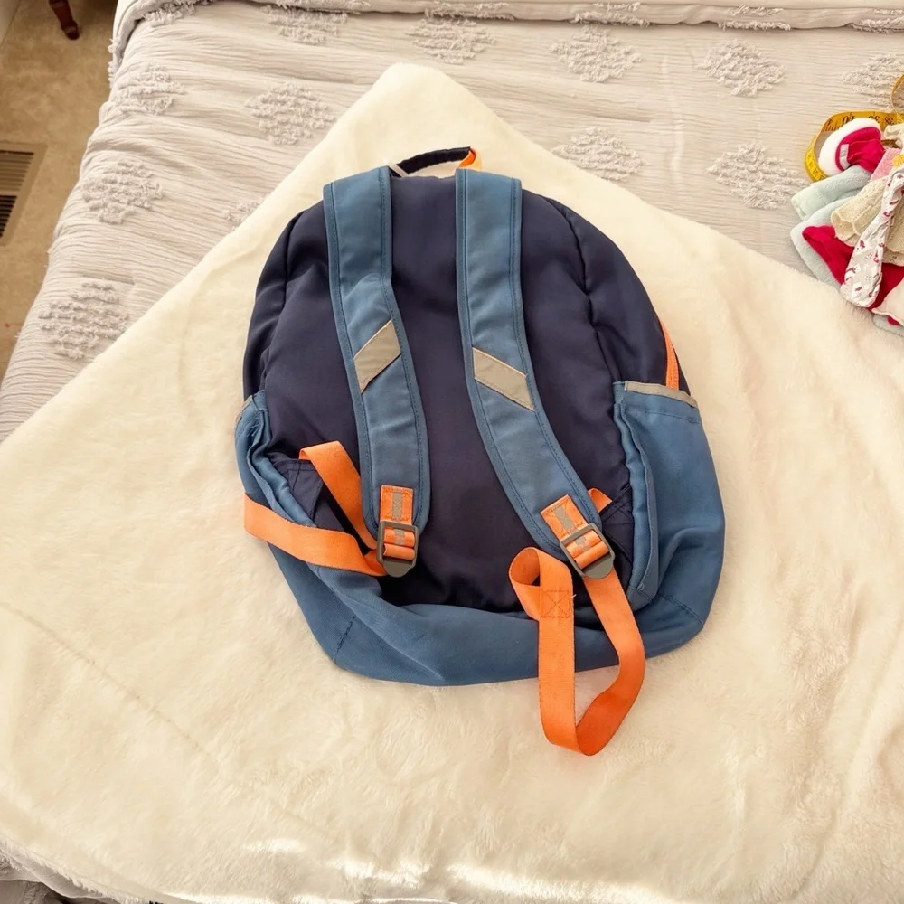 Pottery Barn Kids Space Shuttle blue backpack